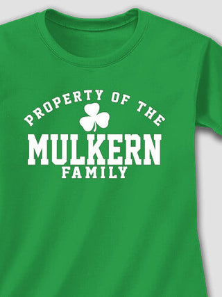 Property of Irish : Adult Ladies Fitted T-Shirt