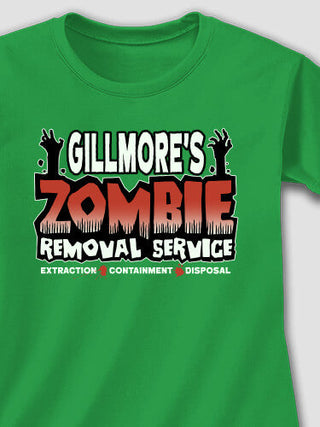 Zombie Removal Service : Adult Ladies Fitted T-Shirt