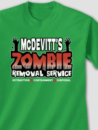 Zombie Removal Service : Printed T-Shirts
