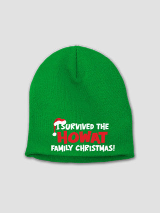 I Survived Christmas : Embroidered Beanies