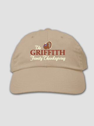 Family Thanksgiving : Embroidered Baseball Hats