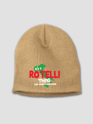 Italian Thing : Embroidered Beanies