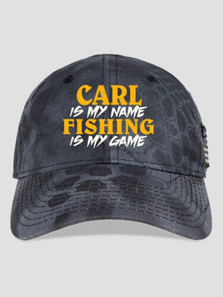 Fishing is my Game : Embroidered Kryptek Tactical Camo Hats