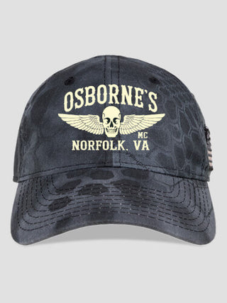 Motorcycle Club : Embroidered Kryptek Tactical Camo Hats