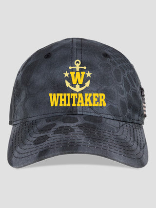 Nautical Monogram : Embroidered Kryptek Tactical Camo Hats