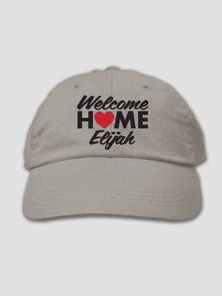 Welcome Home Heart : Embroidered Baseball Hats