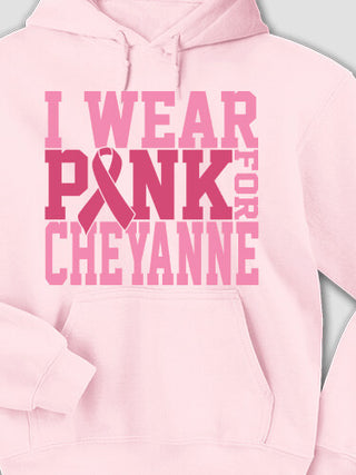 I Wear Pink : Printed Hoodies