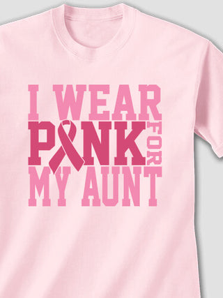 I Wear Pink : Printed T-Shirts
