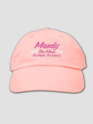 Mom Myth Legend : Embroidered Baseball Hats