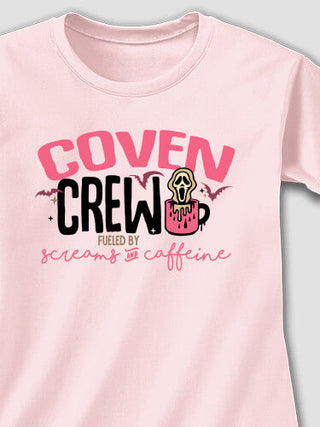 Screams And Caffeine : Adult Ladies Fitted T-Shirt