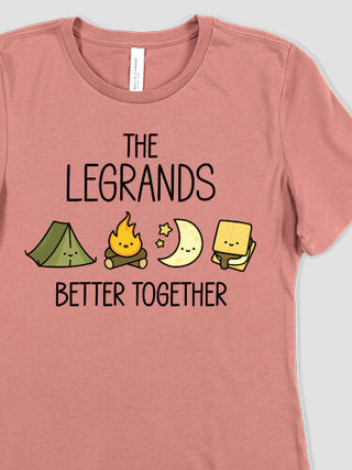 Better Together Camping : Premium Ladies T-Shirts