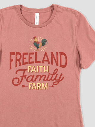 Faith Family Farm : Premium Ladies T-Shirts