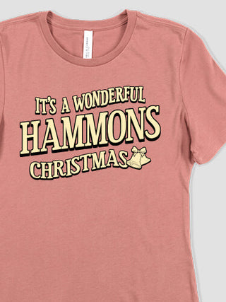 It's A Wonderful Christmas : Premium Ladies T-Shirts