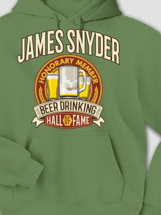 Beer Drinking Hall Of Fame : Printed Hoodies