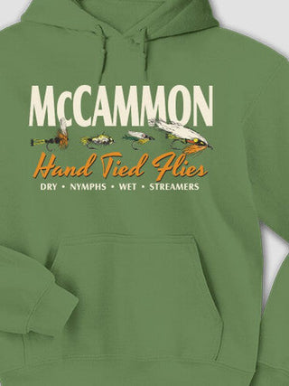 Hand Tied Flies : Printed Hoodies