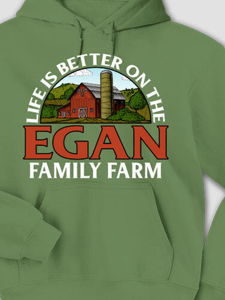 Life Is Better Farm : Printed Hoodies