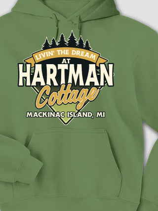 Livin' The Dream Cottage : Printed Hoodies
