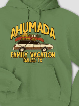 Retro Family Vacation : Printed Hoodies