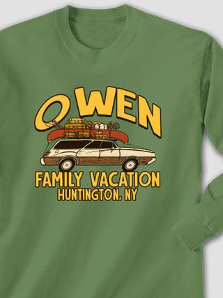 Retro Family Vacation : Printed Long Sleeves