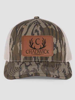 Antler Monogram : Structured Trucker Hats with Patch