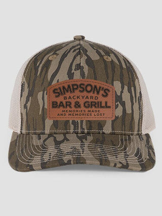 Backyard Bar and Grill : Structured Trucker Hats with Patch