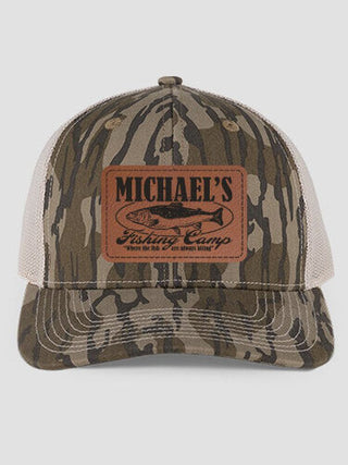 Fishing Camp : Structured Trucker Hats with Patch