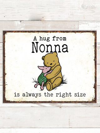 A Hug : Tin Signs