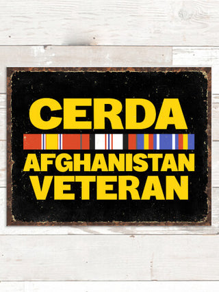 Afghanistan Veteran : Tin Signs