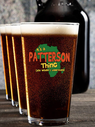 African American Thing : Growler Pint Glass Gift Sets - Color Printed