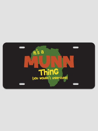 African American Thing : License Plates