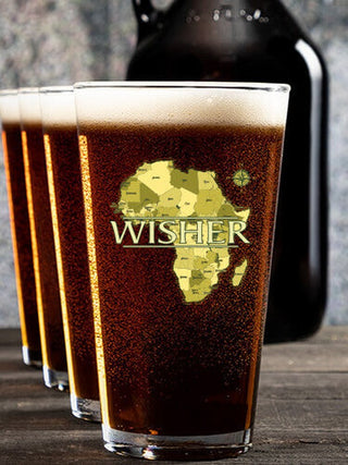 African Heritage : Growler Pint Glass Gift Sets - Color Printed