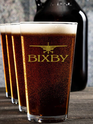Airplane : Growler Pint Glass Gift Sets - Color Printed