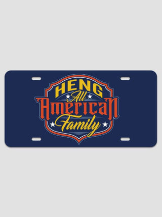 All-American Family : License Plates