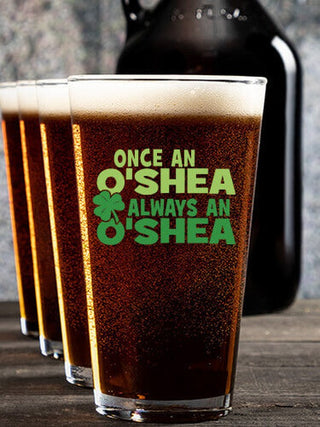Always Irish : Growler Pint Glass Gift Sets - Color Printed