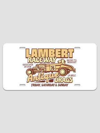 Antique Drag Race : License Plates