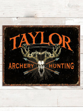 Archery Hunting : Tin Signs