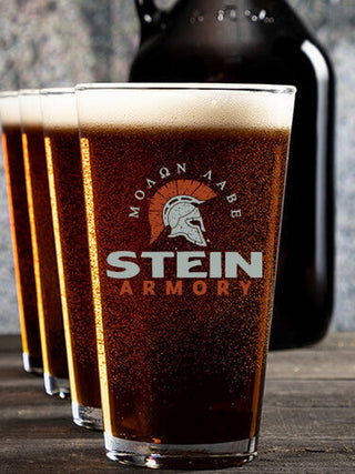 Armory : Growler Pint Glass Gift Sets - Color Printed