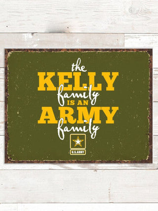 Army Family : Tin Signs