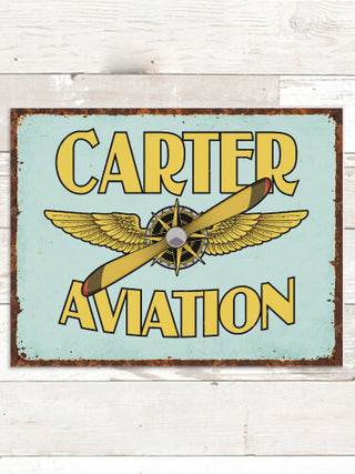Aviation : Tin Signs