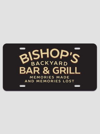 Backyard Bar and Grill : License Plates