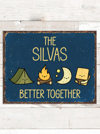 Better Together Camping : Tin Signs