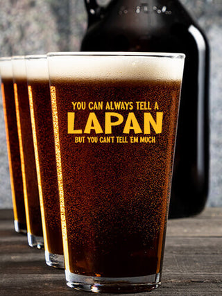 Can't Tell 'Em Much : Growler Pint Glass Gift Sets - Color Printed