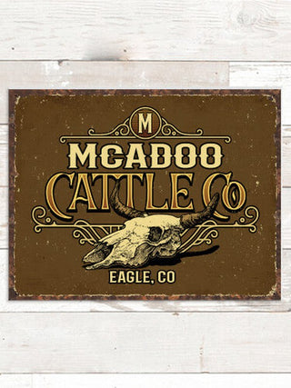 Cattle Company : Tin Signs