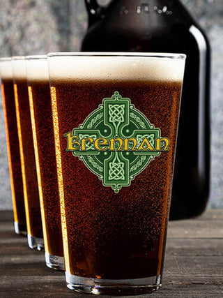 Celtic Cross : Growler Pint Glass Gift Sets - Color Printed