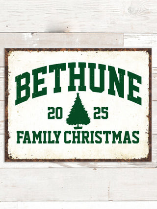 Christmas Varsity : Tin Signs