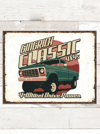 Classic 4X4s : Tin Signs