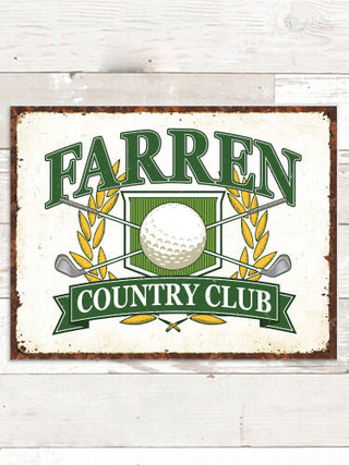 Classic Country Club : Tin Signs