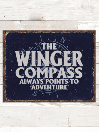 Compass : Tin Signs
