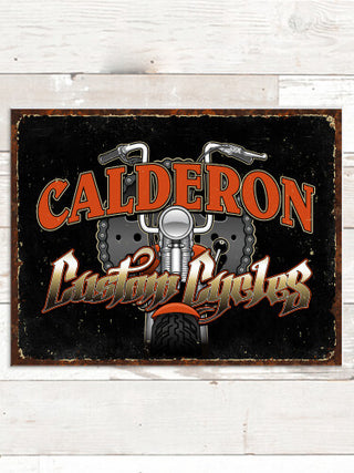 Custom Cycles : Tin Signs