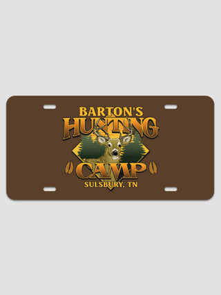 Deer Hunting Camp : License Plates